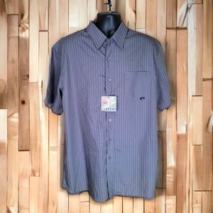 Coastal striped button down